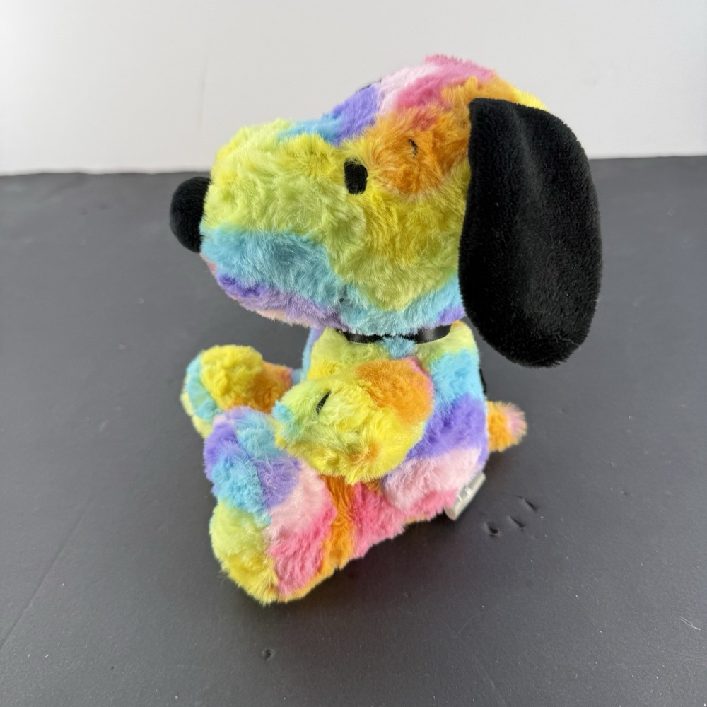 Hallmark Snoopy 8" Plush Rainbow Colorful - Picture 2 of 5